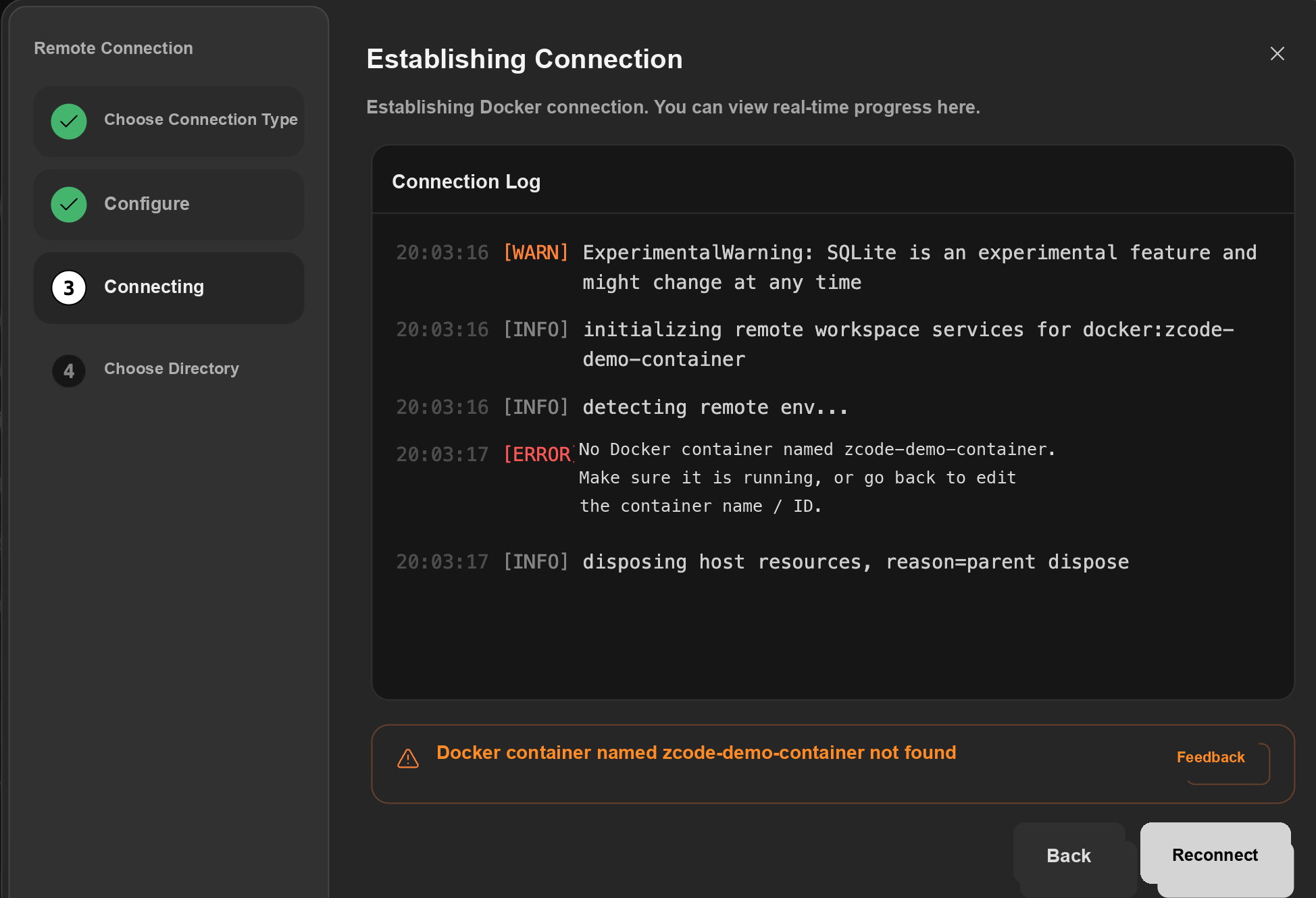 View remote connection logs