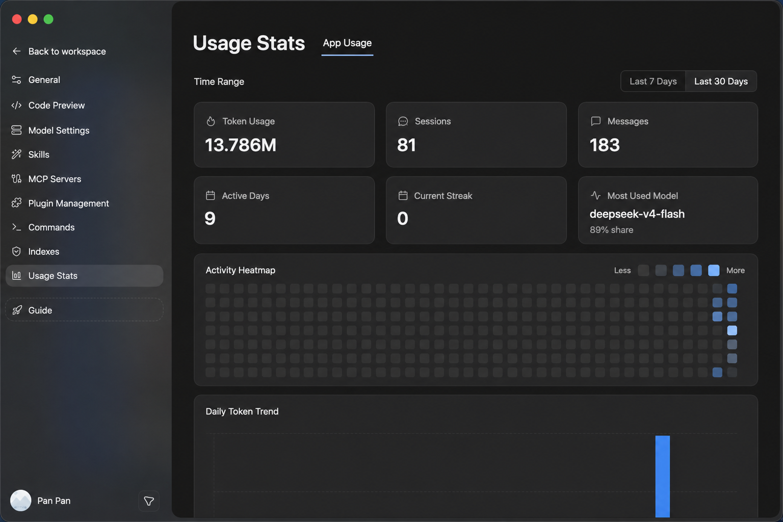 Usage Stats app usage