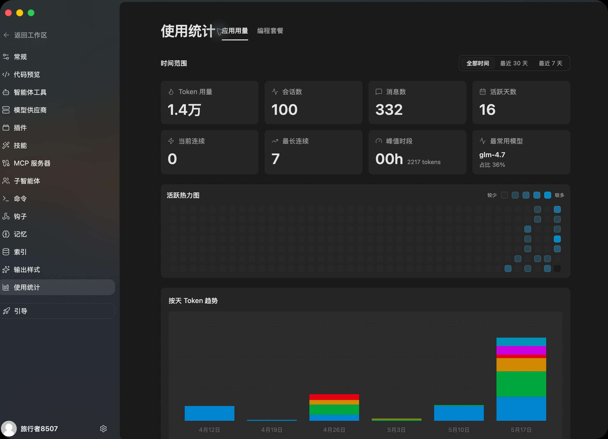 Usage Stats app usage